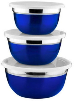 77% OFF on Gold Luck Mlt-204bl - 3100 ml Steel Grocery Container(Pack of 3, Blue) 77% OFF on Gold Luck Mlt-204bl - 3100 ml Steel Grocery Container(Pack of 3, Blue)