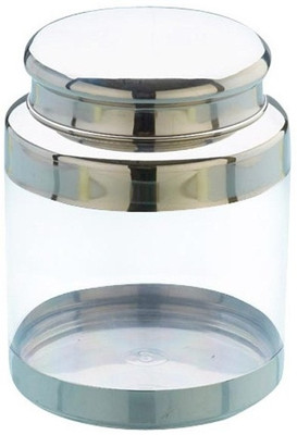

H.K.International - 1000 ml Steel Grocery Container(Silver)