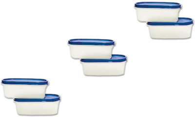

Tupperware - 500 ml Plastic Grocery Container(Pack of 6, Blue)