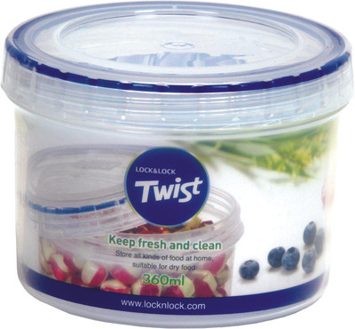 8% OFF on LOCK & LOCK Twist - 360 ml Plastic Fridge Container(Clear) 8% OFF on LOCK & LOCK Twist - 360 ml Plastic Fridge Container(Clear)
