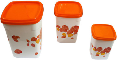 

Velgo - 180 ml, 480 ml, 790 ml Plastic Grocery Container(Pack of 3, Green)