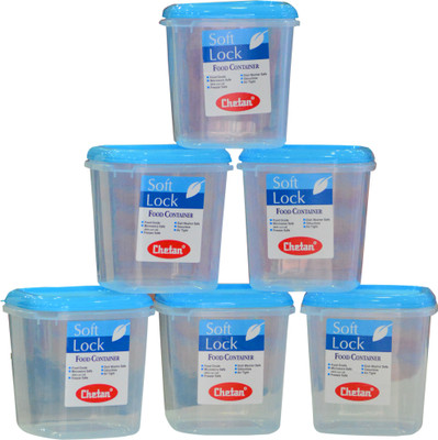 

Chetan 6 Pc Soft Lock Plastic Kitchen Storage Containers (Assorted) - 3000 ml, 2000 ml, 1250 ml Plastic Grocery Container(Pack of 6, Clear)