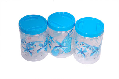 

Technoware - 1100 ml Plastic Grocery Container(Pack of 3, Blue)
