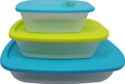 

LoveHome - 1200 ml Plastic Grocery Container(Pack of 3, Multicolor)