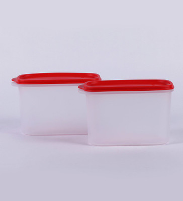 

Tupperware - 2.5 L, 2.5 ml PP (Polypropylene) Grocery Container(Pack of 2, Red, White)
