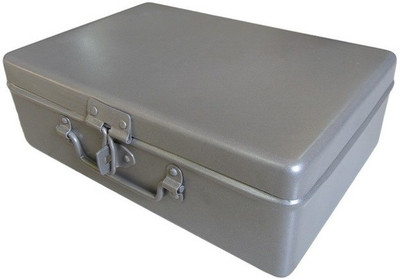 

Neat - 2 L Aluminium Grocery Container(Silver)
