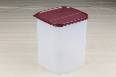 Signoraware Modular Square - 6500 ml Plastic Grocery Container(Clear, Maroon) Signoraware Modular Square - 6500 ml Plastic Grocery Container(Clear, Maroon)