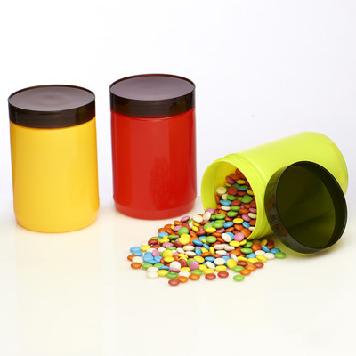 

Steelo - 1100 ml Plastic Grocery Container(Pack of 3, Red, Yellow, Green), Green;red;yellow