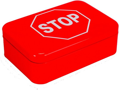

Enwraps Stop 54 - 190 ml Steel Utility Box(Red)