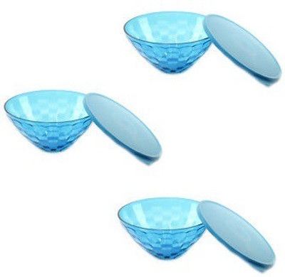 Tupperware - 1500 ml Polypropylene Grocery Container(Pack of 3, Blue) Tupperware - 1500 ml Polypropylene Grocery Container(Pack of 3, Blue)