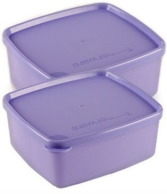

Tupperware - 450 ml Plastic Grocery Container(Pack of 2, Purple)
