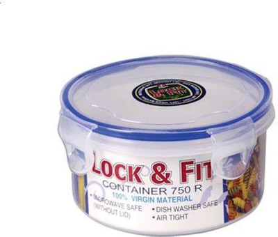 Lock & Fit - 800 ml Plastic Fridge Container(Clear)