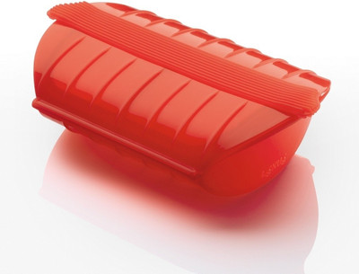 

Lekue - 330 ml Silicone Grocery Container(Red)