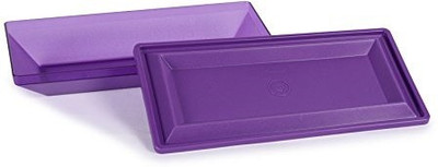 

Tupperware - 1.2 L Plastic Grocery Container(Purple)