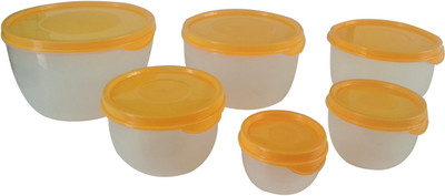 

Kitach Ultimate_Y6 - 2000 ml, 1500 ml, 1000 ml, 600 ml, 350 ml, 200 ml PP (Polypropylene) Grocery Container(Pack of 6, Yellow)