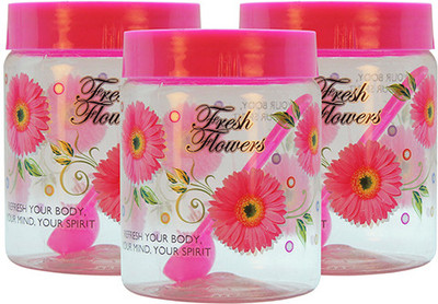 10% OFF on GPET Print Magic Container - Pink - Set of 3 - 1000 ml Plastic Grocery Container(Pack of 3, Pink) 10% OFF on GPET Print Magic Container - Pink - Set of 3 - 1000 ml Plastic Grocery Container(Pack of 3, Pink)