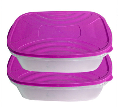 

Velgo - 1500 ml Plastic Grocery Container(Pack of 2, Pink)