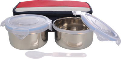 

CSM - 250 ml, 250 ml Steel, Plastic Grocery Container(Silver, White)