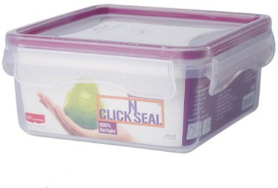 

Princeware - 620 ml Plastic Grocery Container(Pink, White)