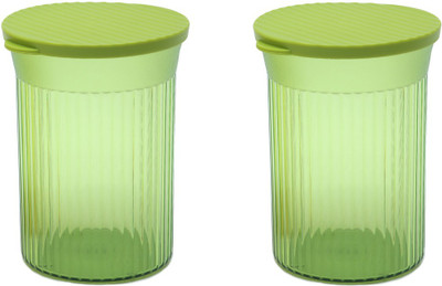 

Tupperware - 630 ml Plastic Grocery Container(Pack of 2, Green)
