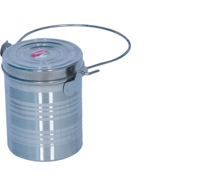 

Life Line Services delux - 2 L Steel Grocery Container(Silver)