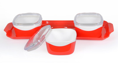

Nayasa - 500 ml Plastic Grocery Container(Pack of 4, Yellow)