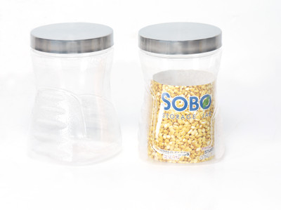 

Steelo 2 Pieces PET - Sobo - 2000 ml Plastic Food Storage(Pack of 2, Clear)