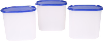 

Tallboy 3 pc set - 1200 ml Plastic Grocery Container(Pack of 3, White)