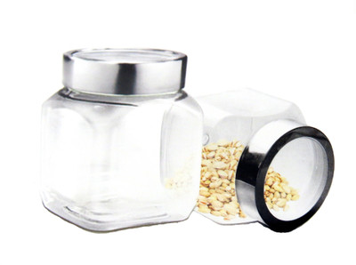 

Milton Crisp N Clear - 1000 ml Plastic Grocery Container(Pack of 2, Clear)