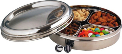 

Aristo Stainless Steel - 100 ml Steel Spice Container(Silver)