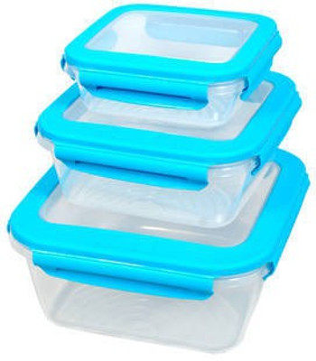 

GKW GKW Gallery - 500 ml PP (Polypropylene) Grocery Container(Pack of 3, Blue)