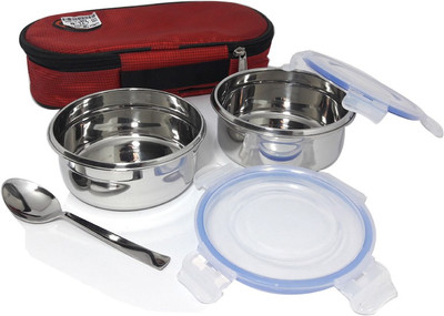 

bartan hub - 250 ml, 250 ml Steel Grocery Container(Silver)