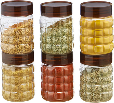 

Steelo Steelo 200ml x 6 pcs PET Container Set (Solitaire) - 200 ml Plastic Grocery Container(Pack of 6, Clear)
