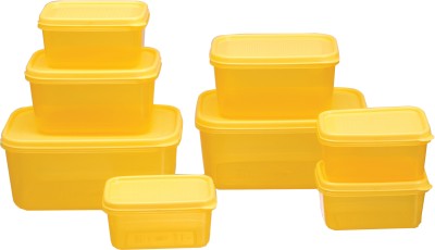 

Ratan Plasticware Vega - 1500 ml, 300 ml, 650 ml Plastic Food Storage(Pack of 8, Yellow)