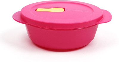 

Tupperware Crystal Wave Plus Medium - 600 ml PP (Polypropylene) Grocery Container(Pink)