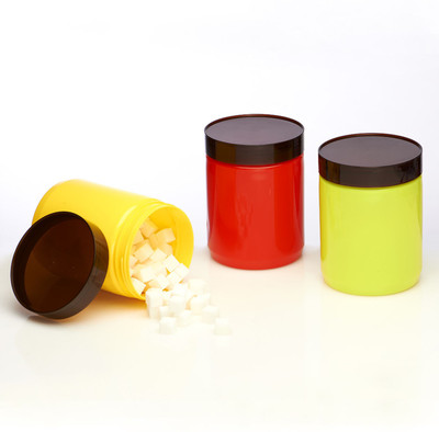 

Steelo - 1800 ml Plastic Grocery Container(Pack of 3, Red, Yellow, Green), Green;red;yellow
