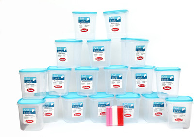 

Chetan SoftLock1250-18CL - 1250 ml Plastic Grocery Container(Pack of 18, Clear)