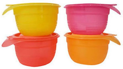 

Tupperware Versa Bowls - 650 ml Plastic Grocery Container(Pack of 4, Multicolor)