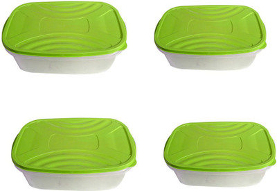 

Velgo - 1500 ml Plastic Grocery Container(Pack of 4, Green)