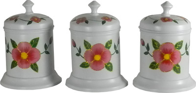

Gaarv Multipurpose Storage Needs - 500 ml Steel Grocery Container, Spice Container, Utility Box(Pack of 3, White)