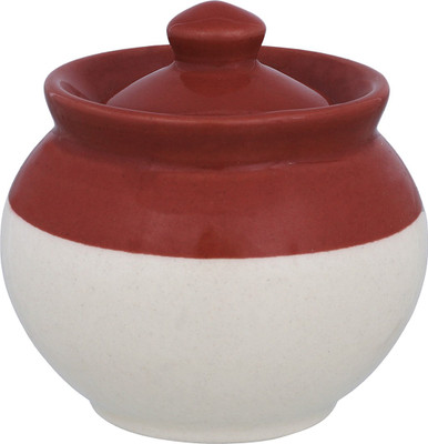

EK DO DHAI - 200 ml Ceramic Grocery Container(Multicolor)
