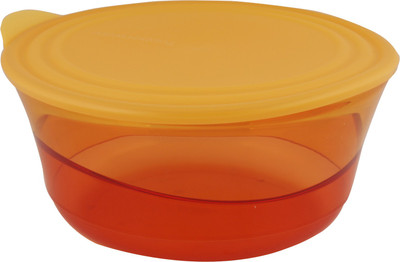 

Tupperware Elaganza Bowl - 2300 ml Plastic Grocery Container(Orange)