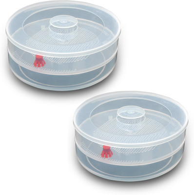 

VR Healthy Sprout Maker - 1 L, 1 L Plastic Grocery Container(Pack of 2, White)