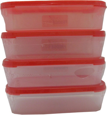 

Shreejee - 500 ml PP (Polypropylene) Grocery Container(Pack of 4, Red)