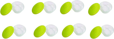 

velgo - 280 ml Plastic Grocery Container(Pack of 8, Green)