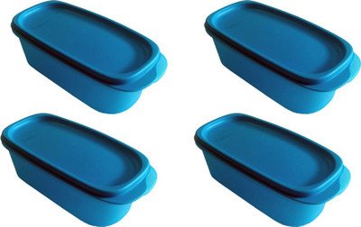 

Tupperware - 500 ml Plastic Grocery Container(Pack of 4, Blue)