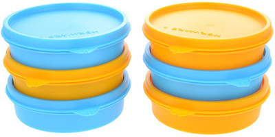 

Herware 104 F - 2160 ml Plastic Grocery Container(Pack of 6, Multicolor)