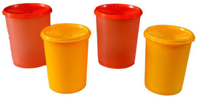 

Tupperware - 2 L, 1.2 L PP (Polypropylene) Grocery Container(Pack of 4, Multicolor)
