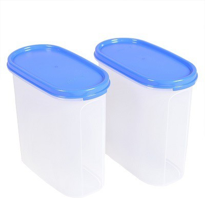 

Tupperware - 1.7 ml Plastic Grocery Container(Pack of 2, Blue)