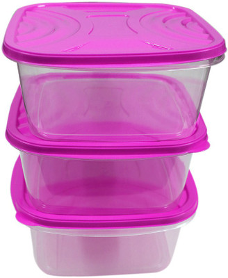 

Velgo - 1200 ml Plastic Grocery Container(Pack of 3, Pink)
